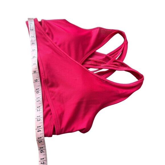 Fabletics Faye Medium Impact Sports Bra II In Lipstick Red Size L - Picture 9 of 10